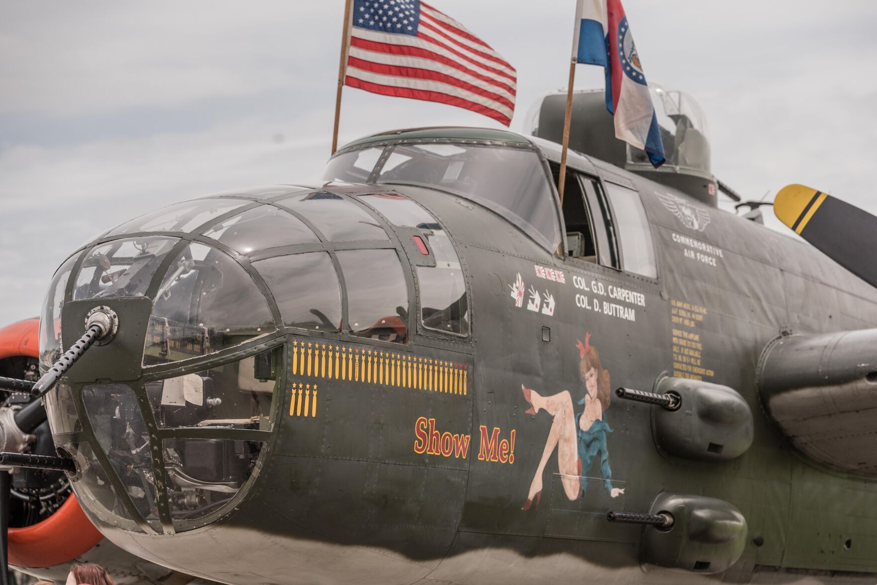 B-25 bomber "Show Me"